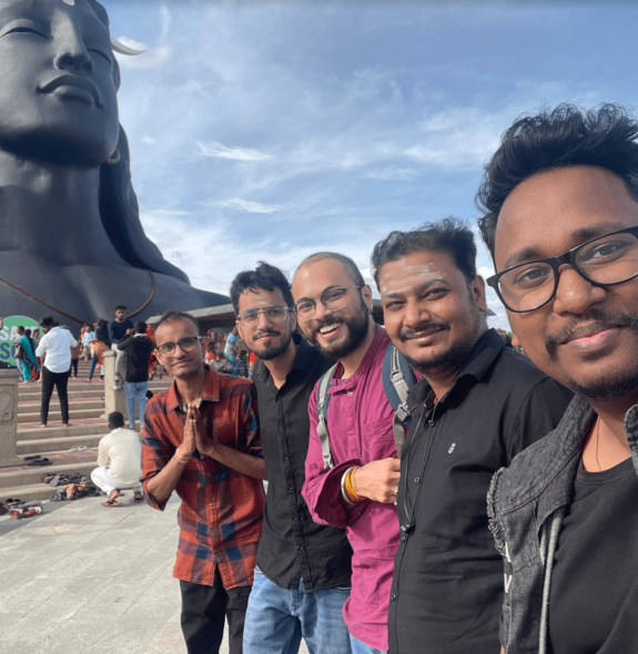 jj jitu jitendra bangalore to Adi Yogi Statue trip